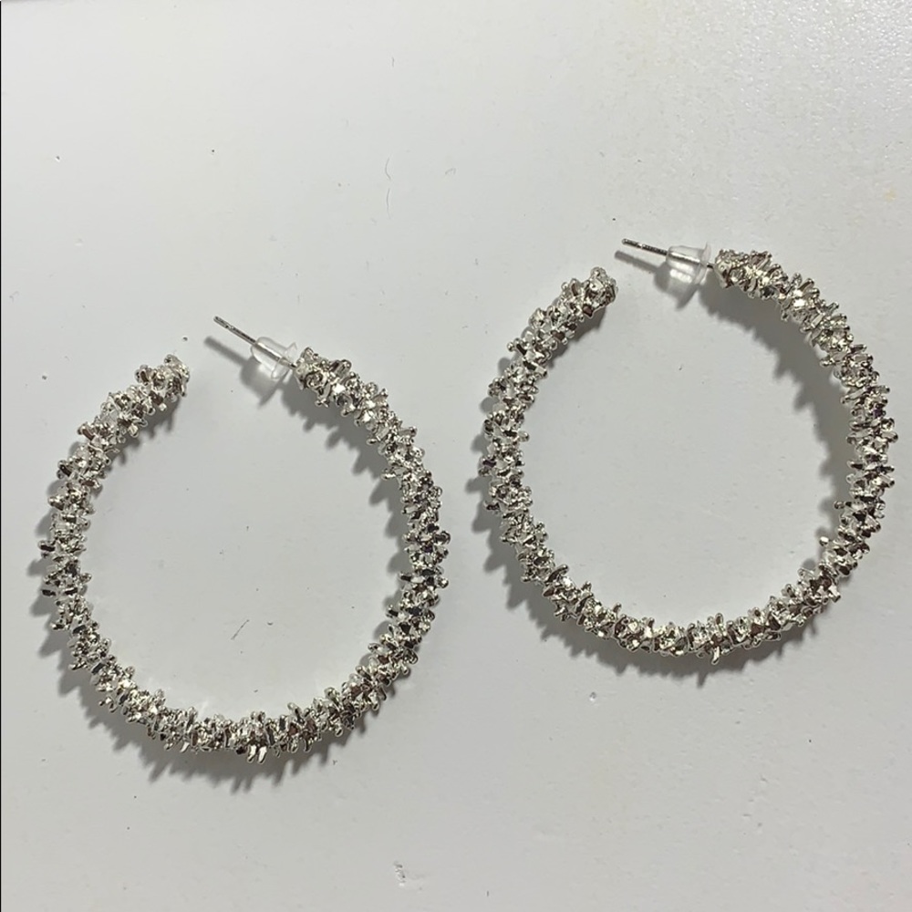 Silver Hoop Earrings